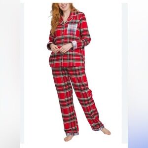 Lands End Flannel Pajamas Size Large NWT